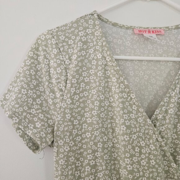 Nursing Friendly Hot Kiss Mini Floral Dress - Picture 2 of 3